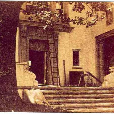 Porte Cochere under construction